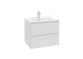 Deluxe underskab til vask 60 cm mat hvid - REN